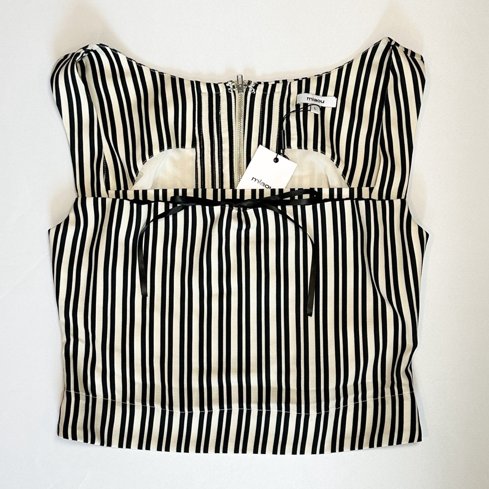 Miaou Imogene Laced Stripe Corset